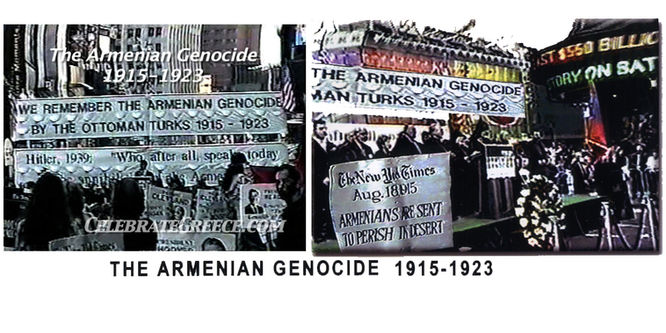 Detailed cover images for the documentary, "The Armenian Genocide: 1915-1923." (Horizontal)