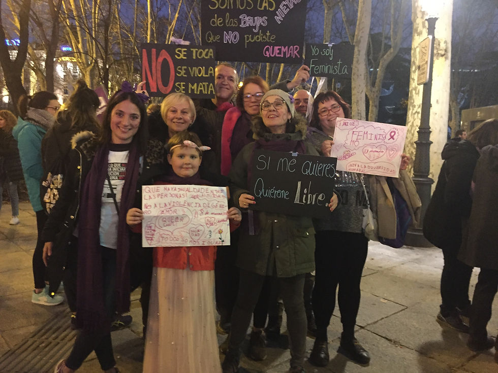 Huelga Feminista en Madrid