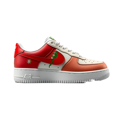 Create a Picture of a Nike Air Force 1 with a Portugal design _edited