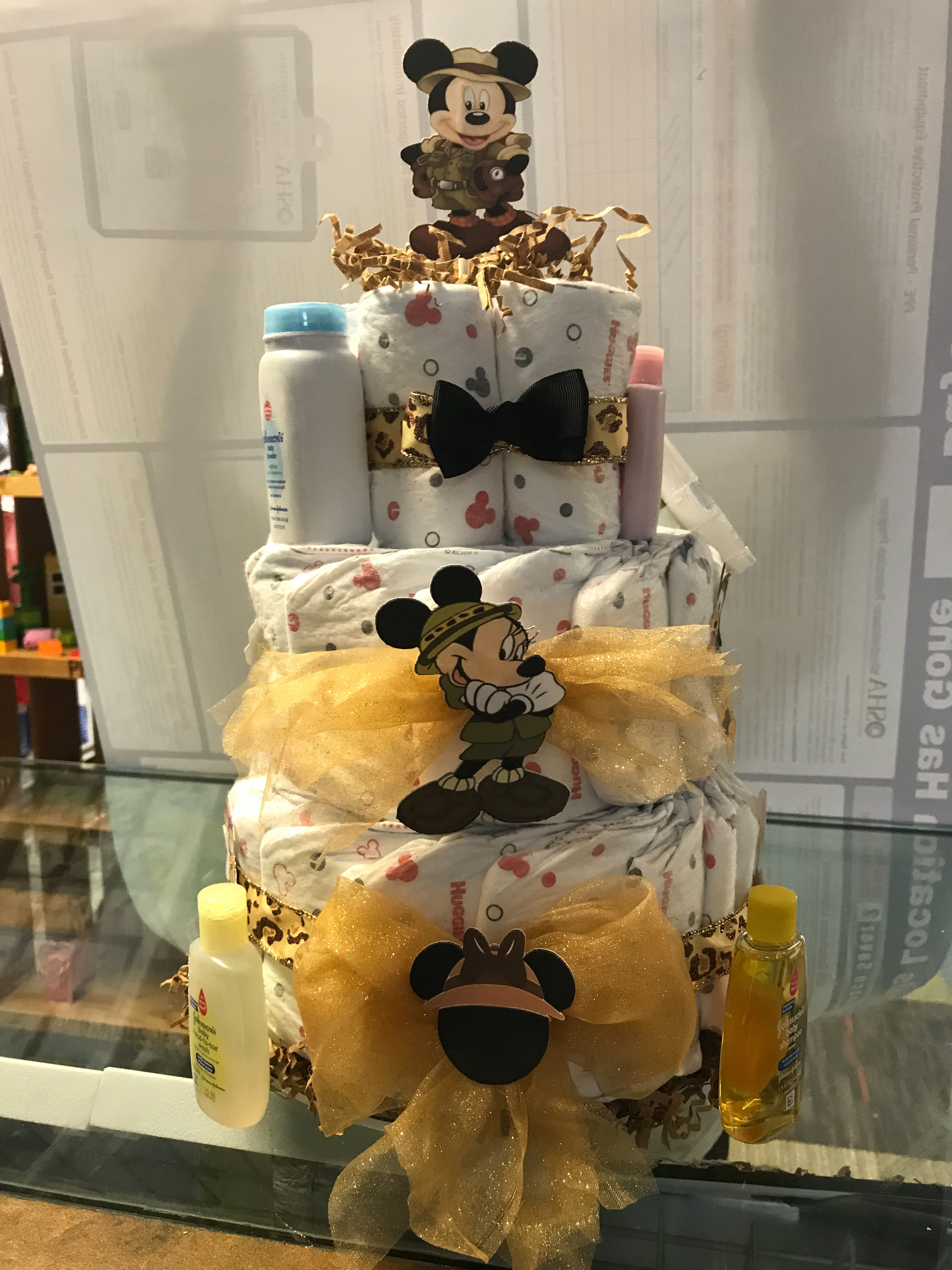 Safari Diaper Cake 