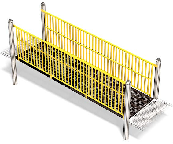Wheelchair Ramp-Barriers