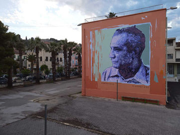 Street artist KEZ creates one more mural in Nafplio.