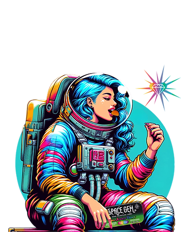 Blue hair Sour Astronaut