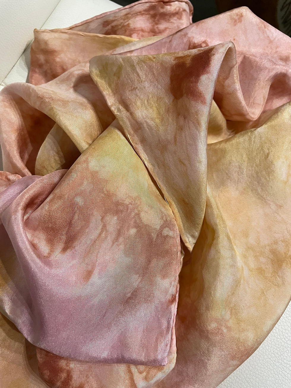 Miniature : Foulard de soie Habotai 14X72