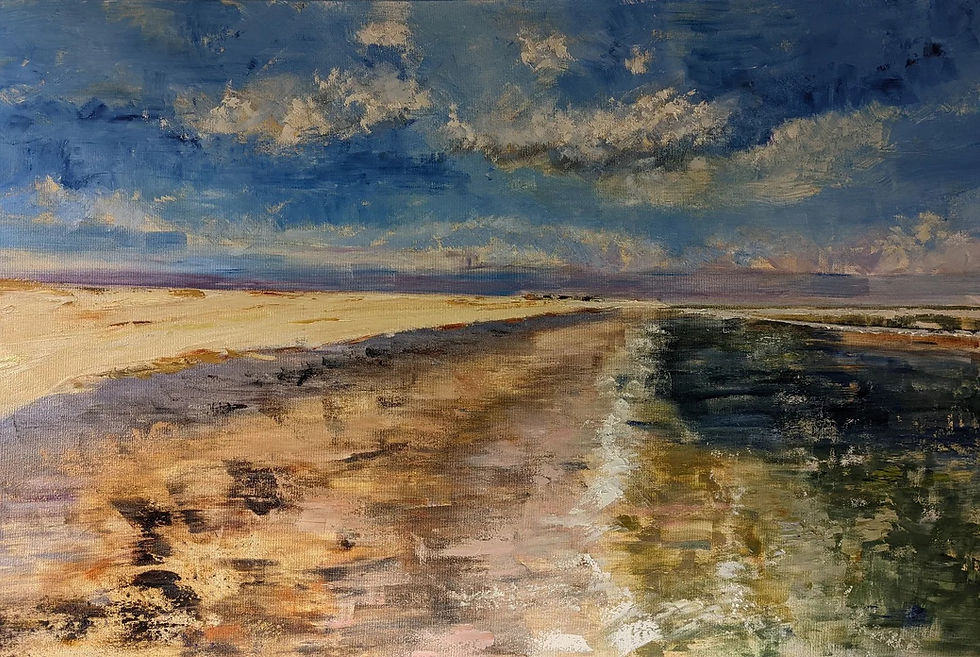 Cape Hatteras National Seashore oil on canvas 24x36