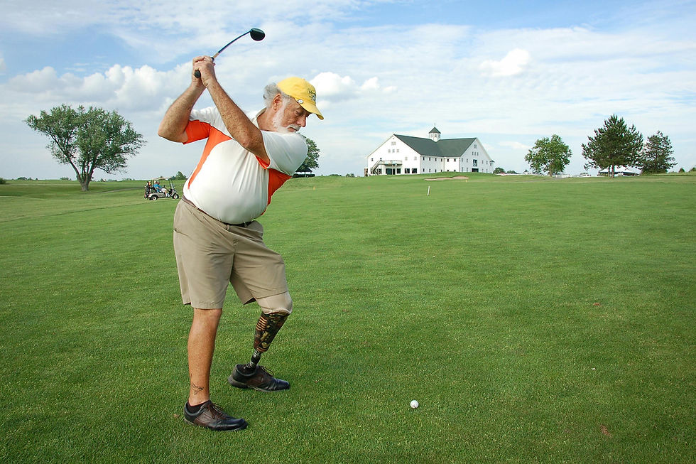 Golfer with inner elbow pain related to medial epicondylopathy in Whitby