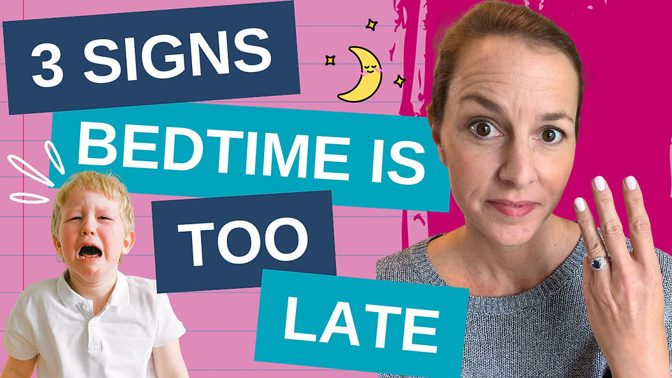 3 Signs Your Toddler’s Bedtime is Way Too Late