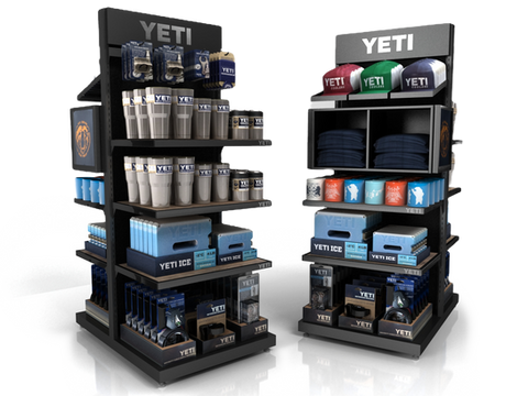 Custom Retail Product Displays with Integrated Branded Graphics