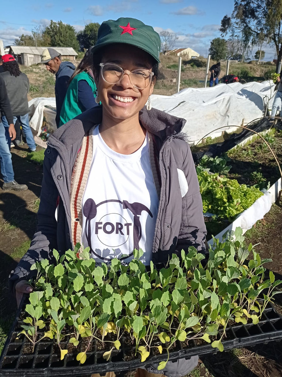 Janayna Rodrigues é bióloga, educadora popular e militante do movimento popular. Foto: Acervo pessoal