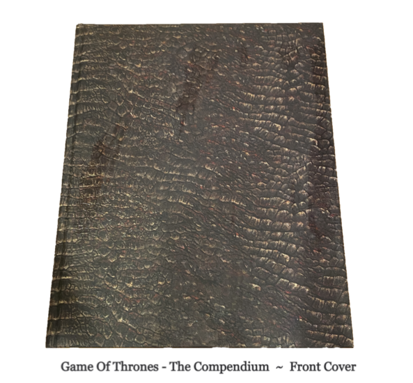 Thumbnail: Game of Thrones: The Compendium Limited Edition, Hardcover Book, front of book