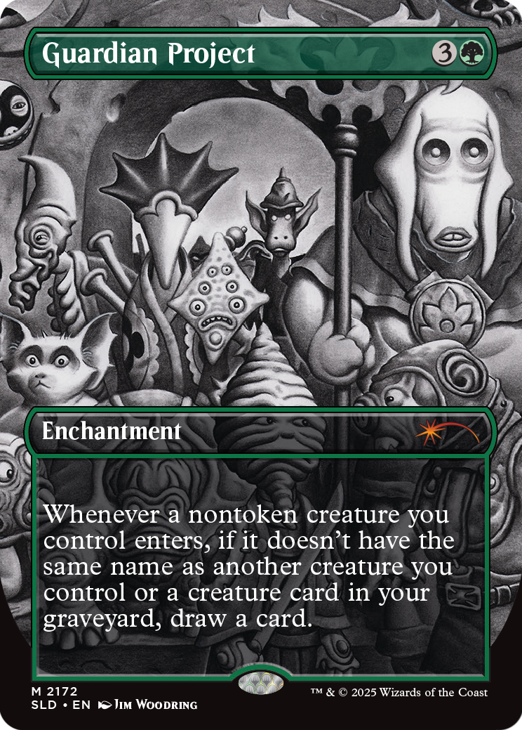 Thumbnail: Secret Lair Dreaming Darkly Drop Series Wizards of the Coast MTG cards, Guardian Project card