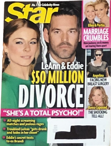 Thumbnail: Star Magazine ~ November 11, 2013 ~ Celebrity Gossip Tabloid, actual magazine photo
