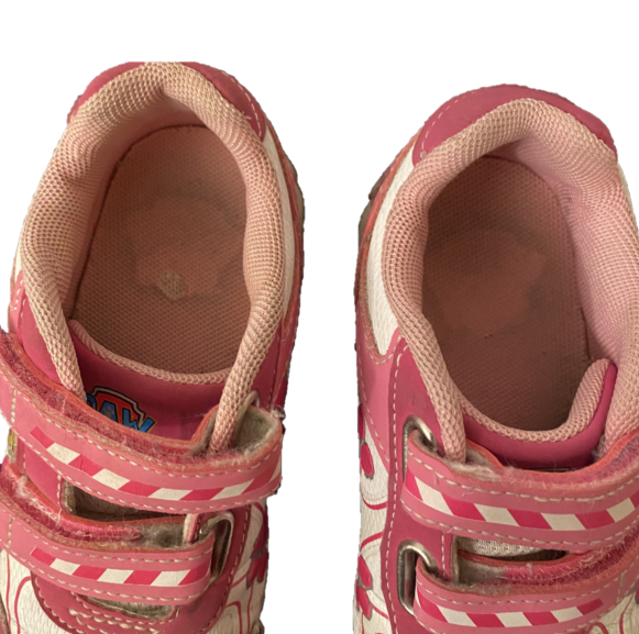 Thumbnail: Paw Patrol Toddler / Kids Pink Athletic Tennis Shoes, top view