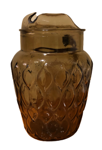 Thumbnail: Anchor Hocking Beverage Pitcher, front of pitcher/lip view