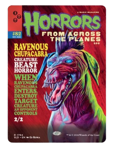 Thumbnail: Secret Lair Monstrous Magazines Drop Series Wizards of the Coast MTG card 2 front view