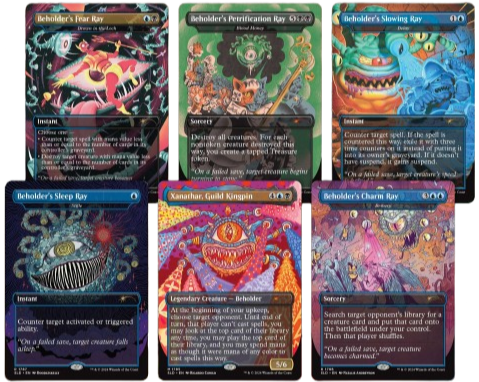 Secret Lair D&D Death is in the Eyes of the Beholder I Drop Series Wizards of the Coast MTG cards