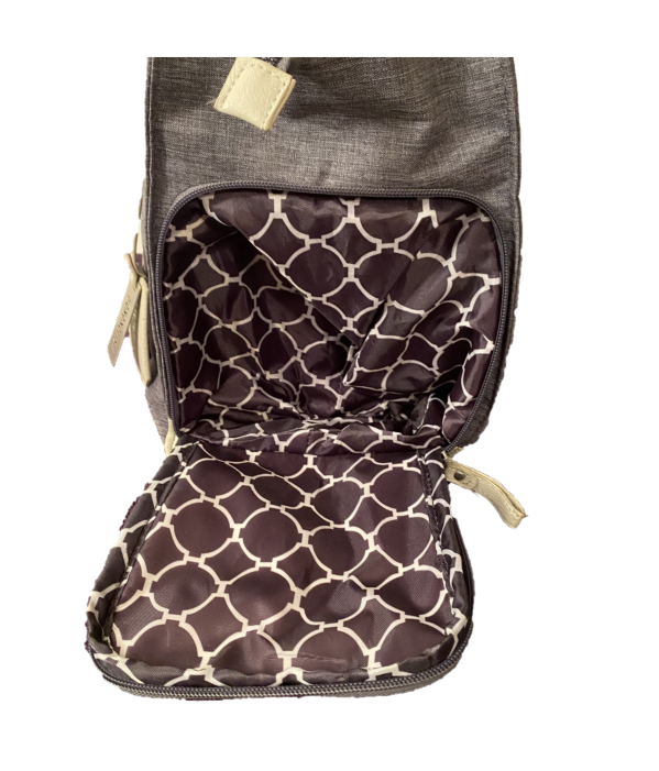 Thumbnail: Banana Fish Tote / Book / Diaper Bag inside side pocket view