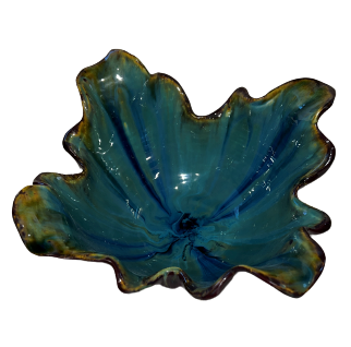 Thumbnail: 2012 Avant-Garde Lotus Flower Shaped Centerpiece Bowl, top inside view 2