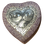 Thumbnail: Heart~Shaped Purple Mango Wood Box, with lid on