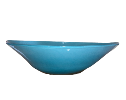 Thumbnail: Studio Art Glass Centerpiece Bowl, alternate side view