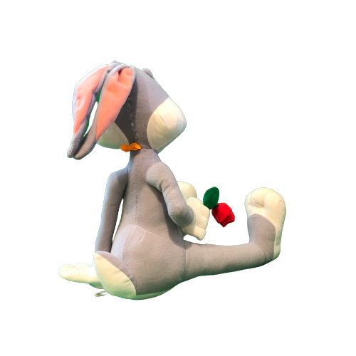 Thumbnail: Looney Tunes "Bugs Bunny In Love" Space Jam Plush Toy, backside view