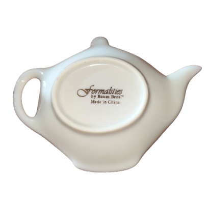 Thumbnail: Formalities Teabag Holder by Baum Bros., bottom view