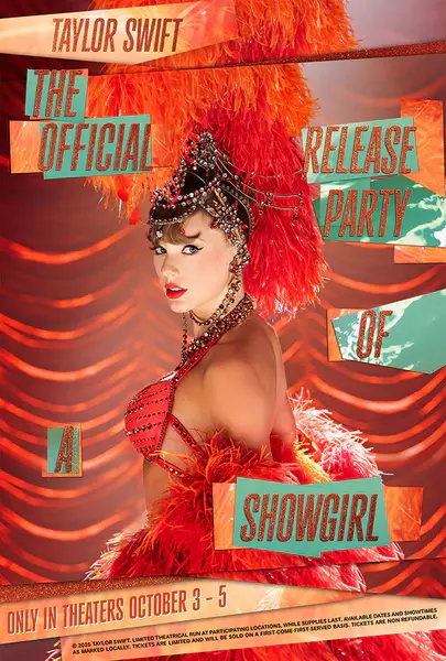 Official Release Party of a Showgirl Movie Theater Poster 40" x 27"