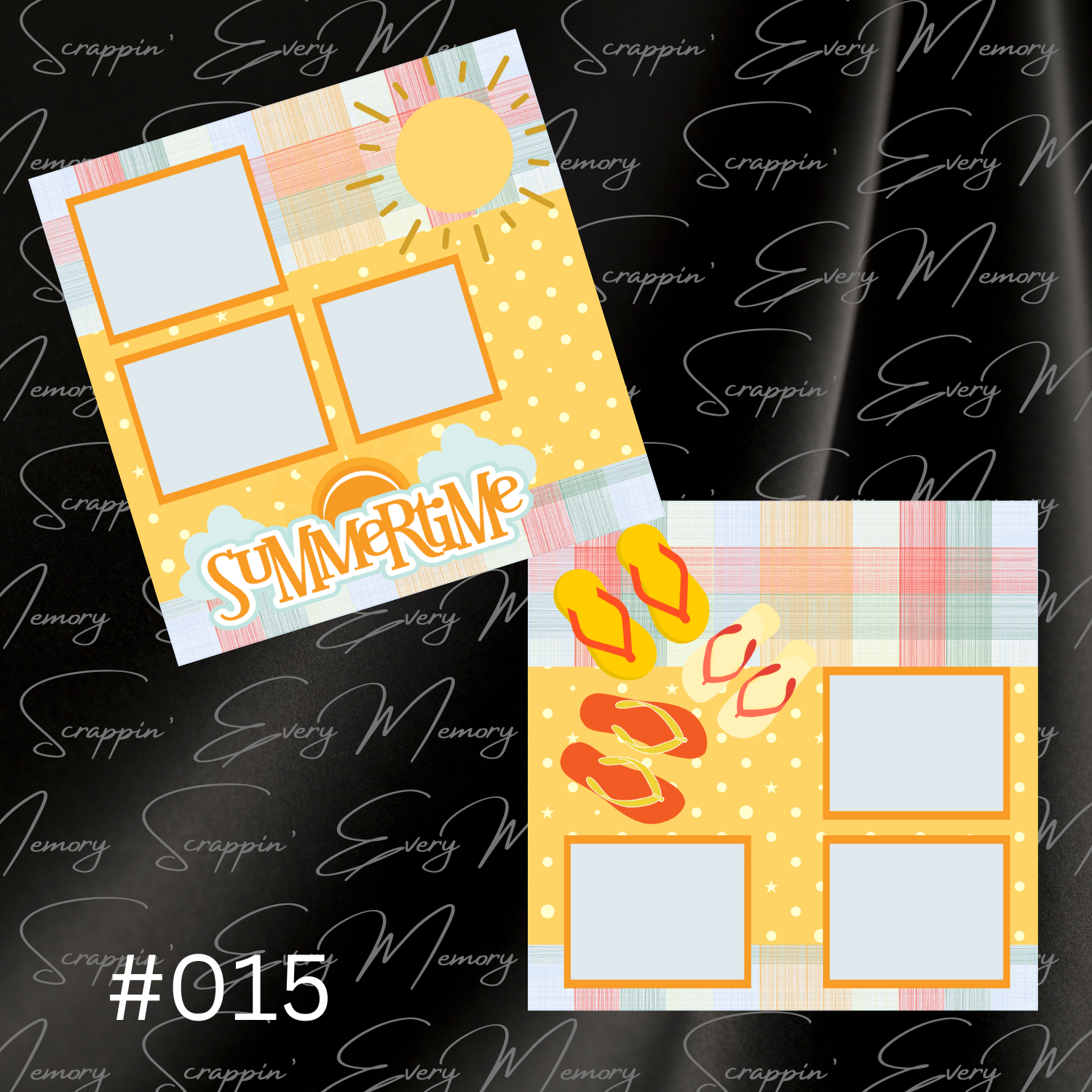 Summertime 2 Page Premades #015
