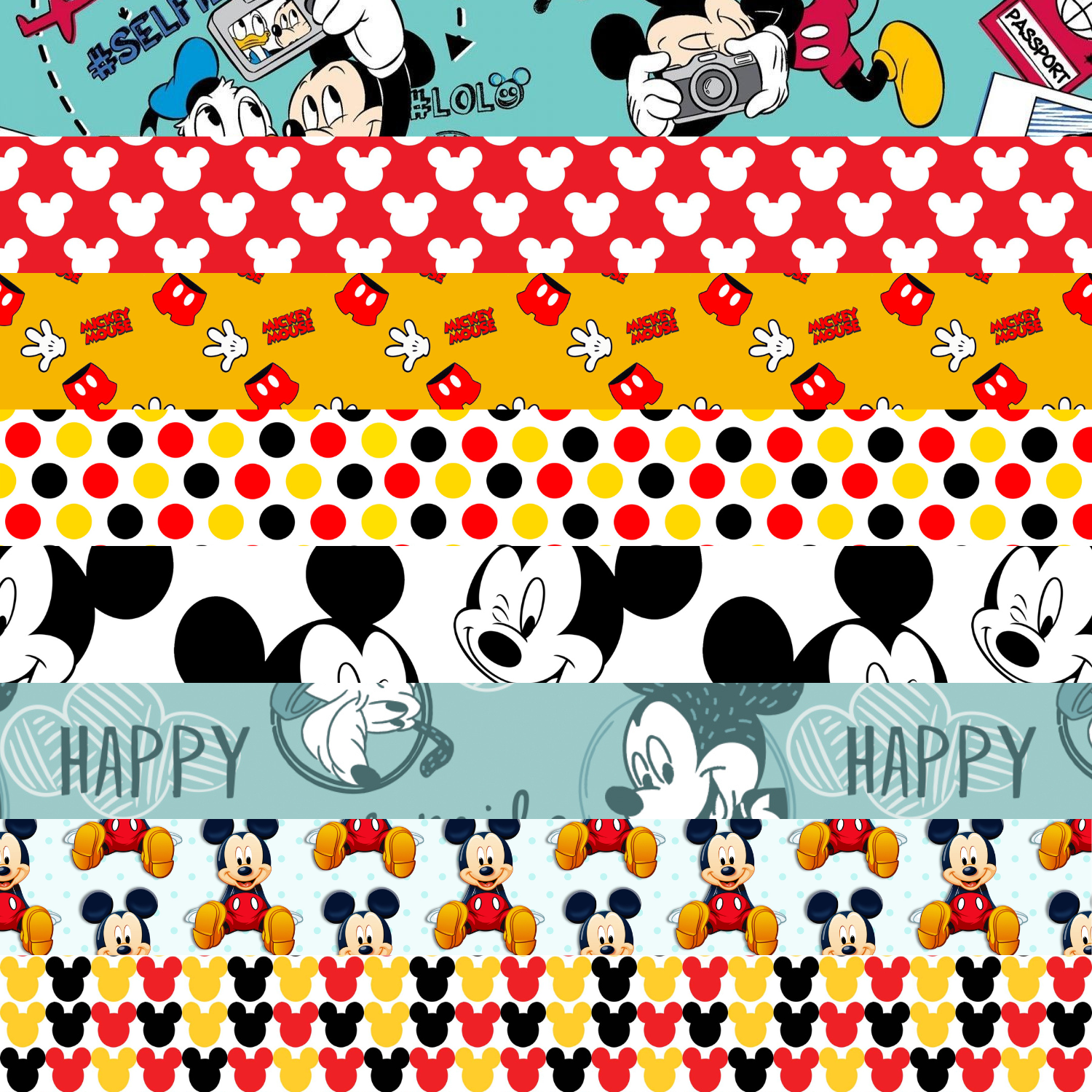 Mickey Mouse 2 Border Sheet