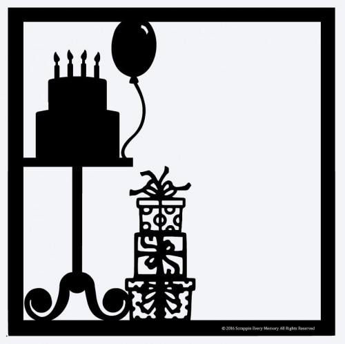 Birthday Scrapbook Overlay