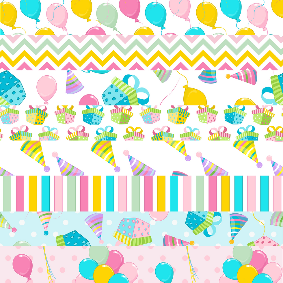 Birthday Girl Border Sheet