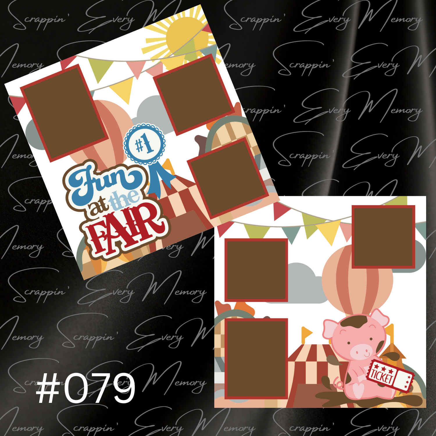 Fun At The Fair 2 Page Premades #079