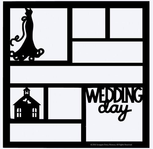 Wedding Day Scrapbook Overlay