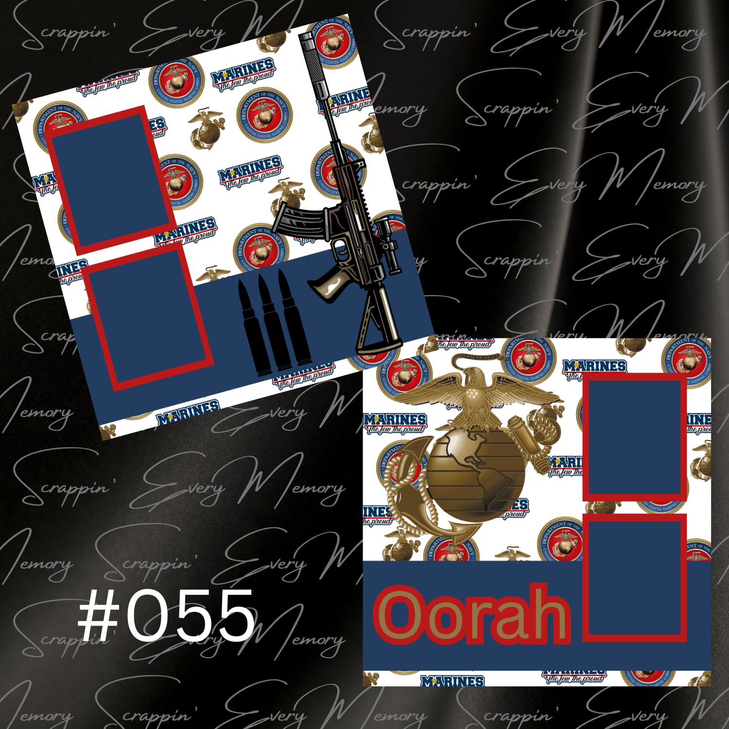 Marines Oorah 2 Page Premades #055