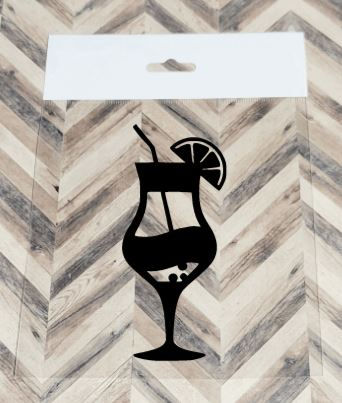 Cocktail Silhouette Die Cut