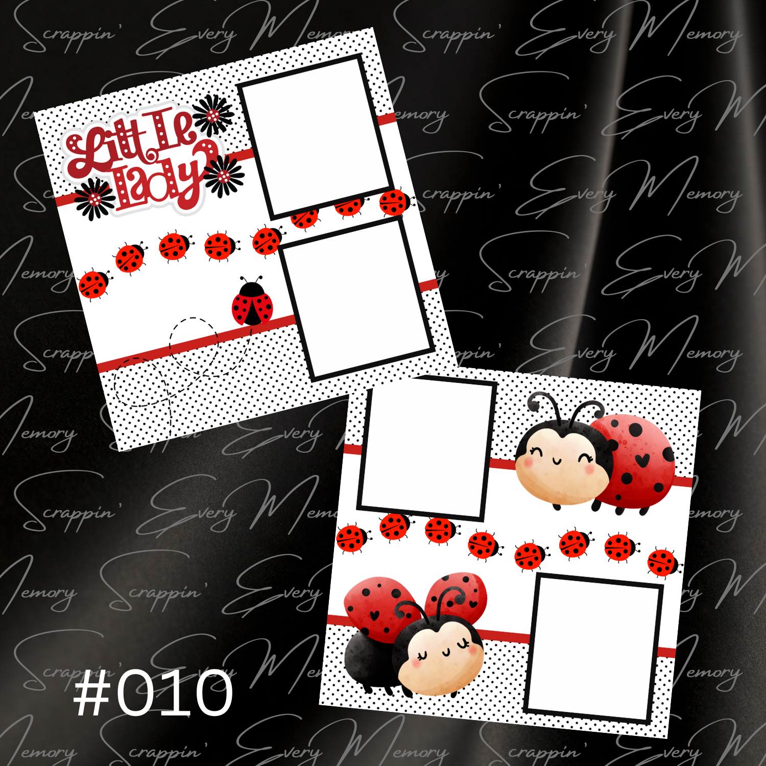 Little Lady 2 Page Premades #010