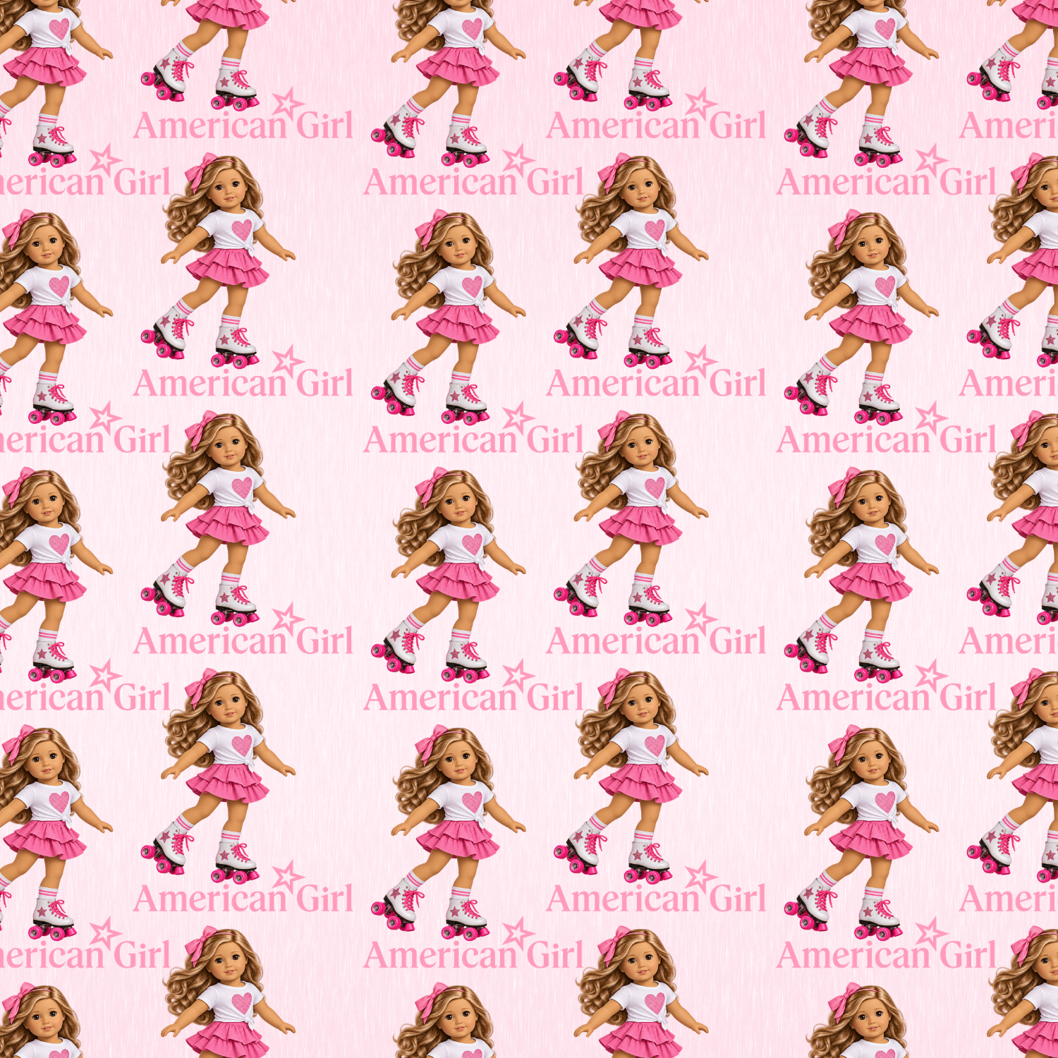 American Girl Doll Scrapbook Paper 12x12