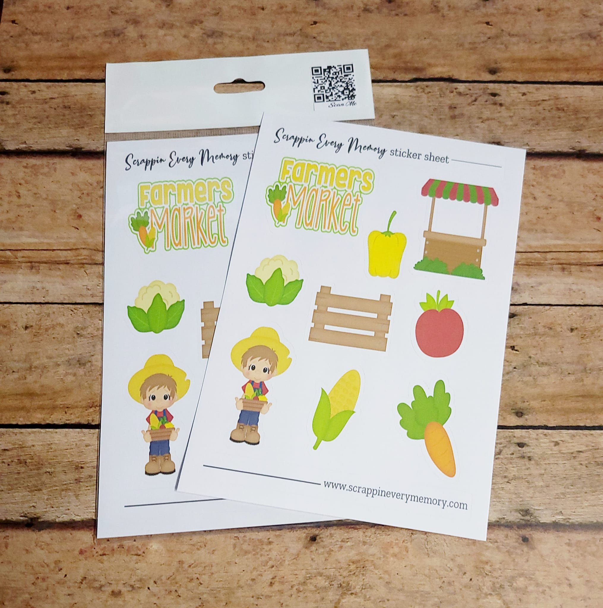 Farmers Market Sticker Sheet