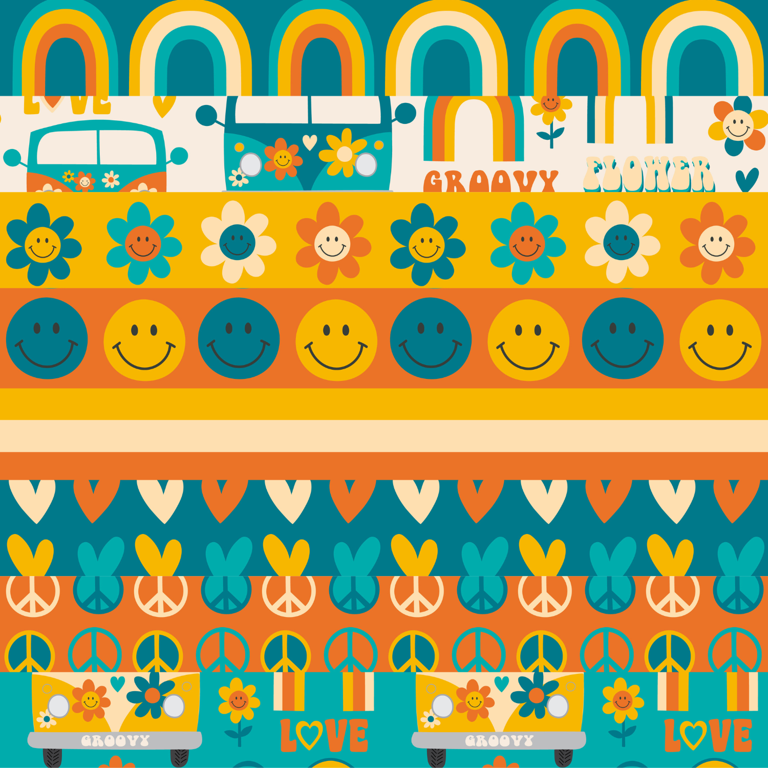 Groovy Border Sheet