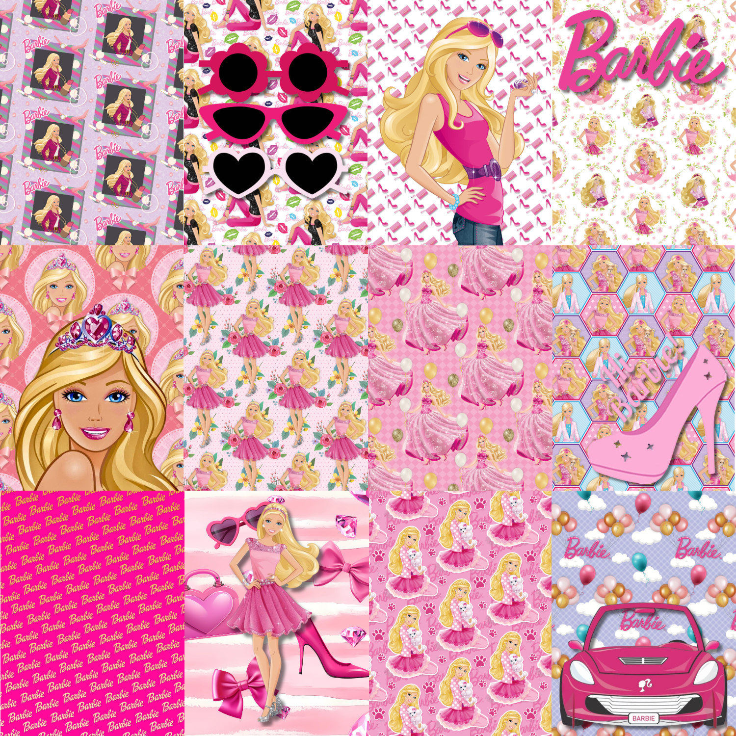 Barbie Journal Card Sheet