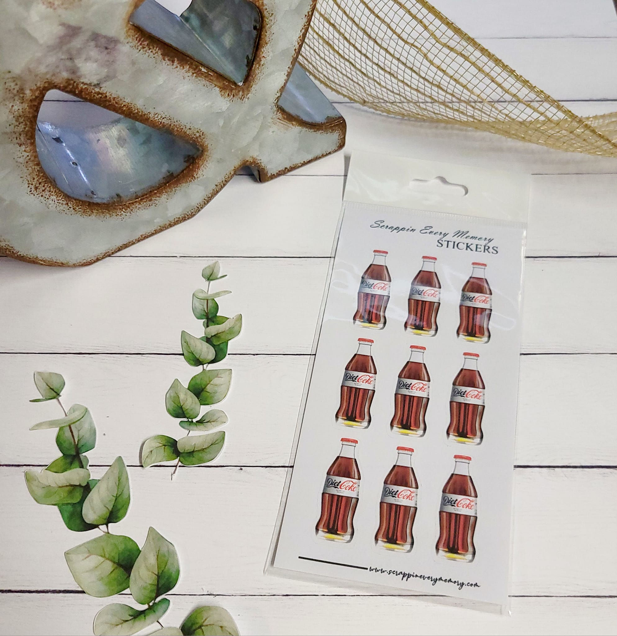Diet Coke Sticker Sheet