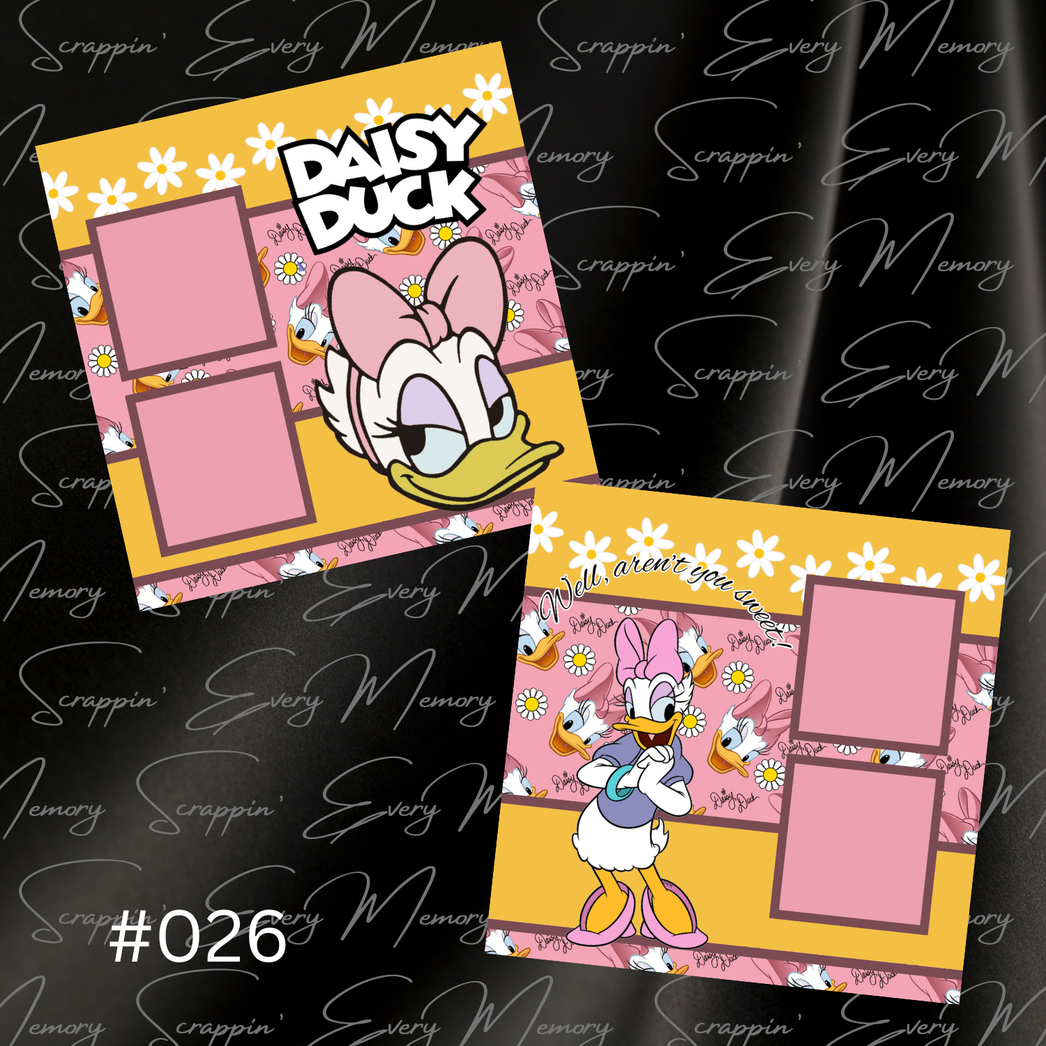 Daisy Duck 2 Page Premades #026
