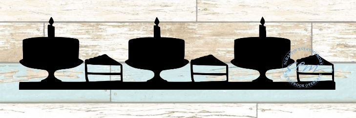 Cake Scrapbook Border