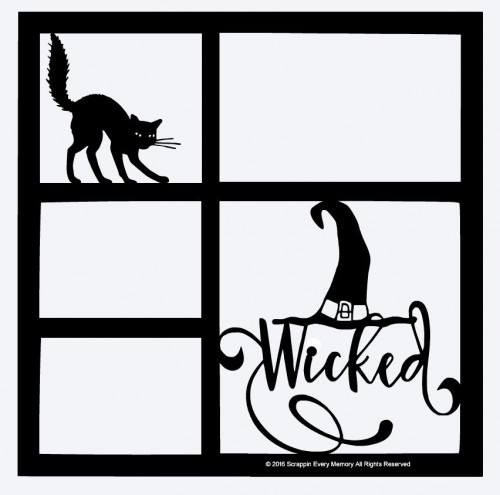 Wicked Scrapbook Overlay | scrappineverymemory