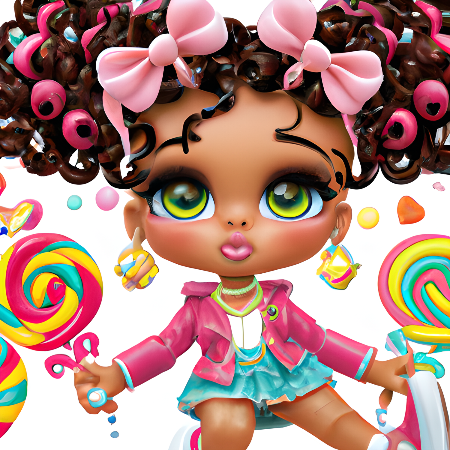 LOL Doll Scrapbook Paper 12x12