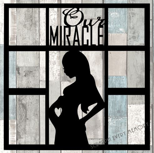 Our Miracle Scrapbook Overlay