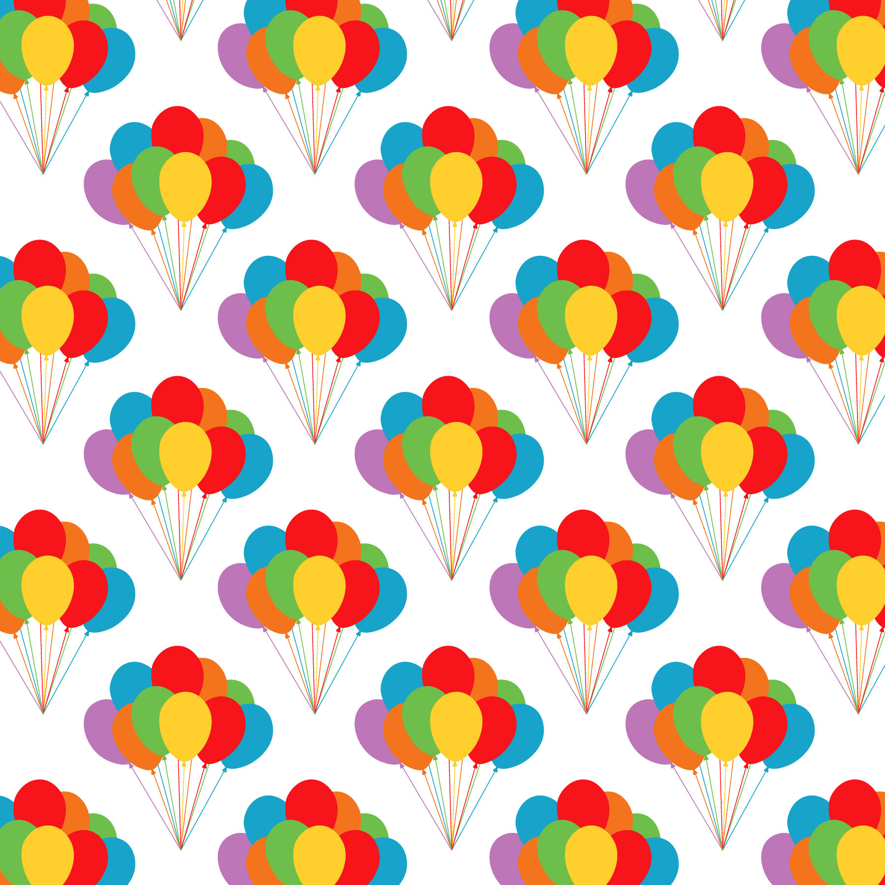 Balloons Scrapbook Paper 12x12