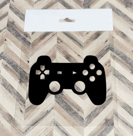 Gaming Controller Silhouette Die Cut