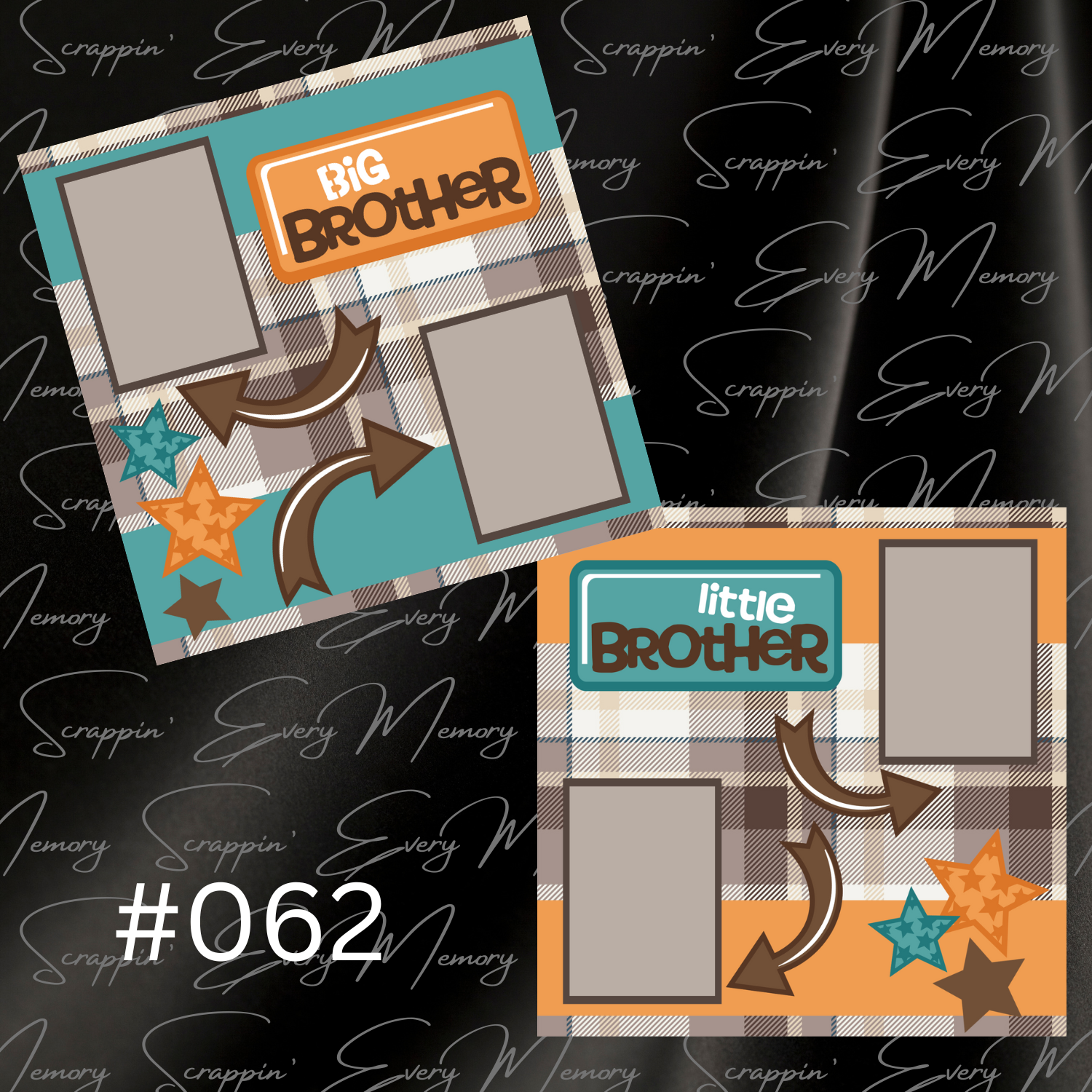 Big Brother Little Brother 2 Page Premades #062