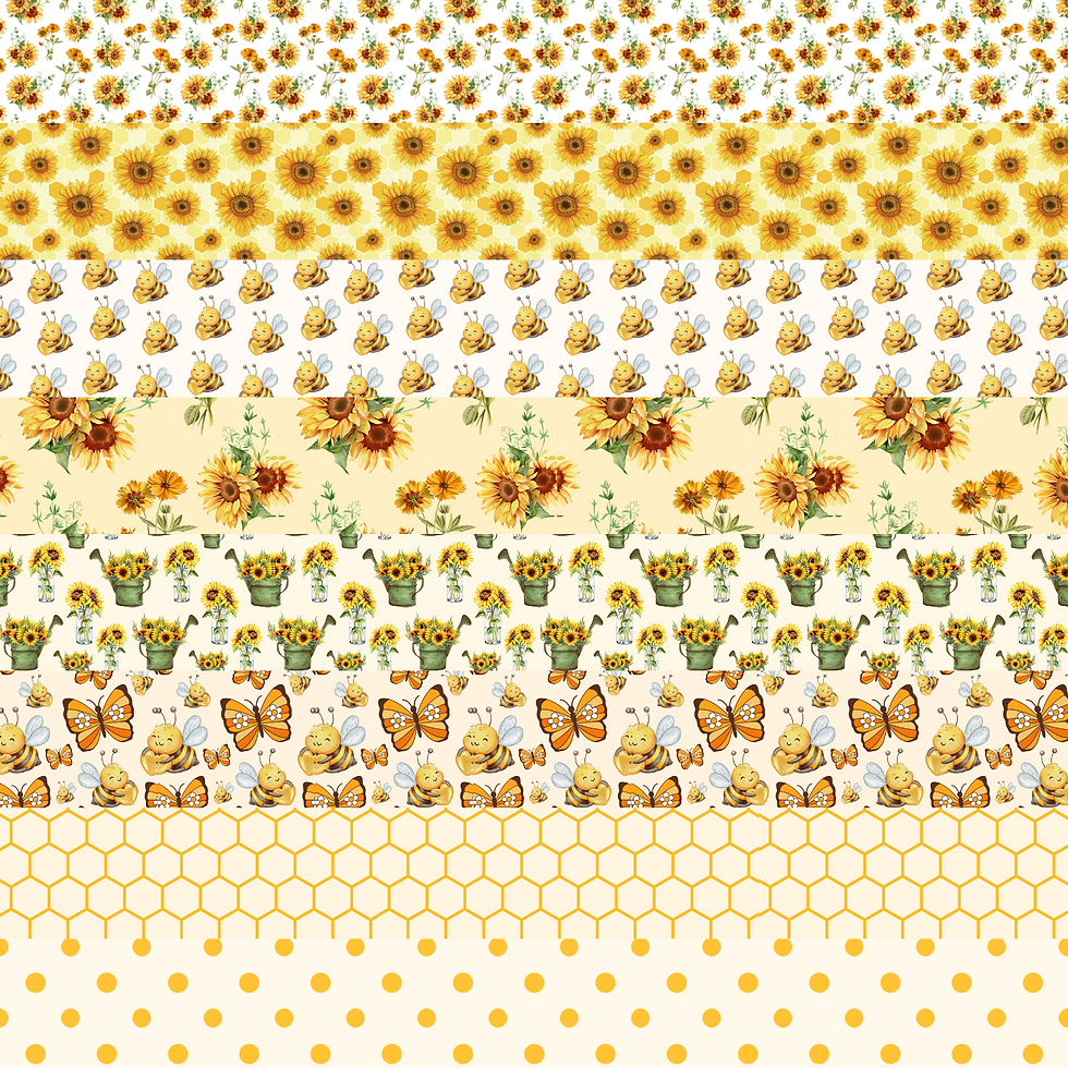 Sunflowers Border Sheet